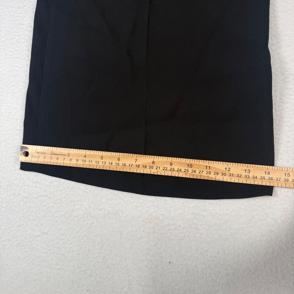 Spanx Carefree Crepe Wide Leg Pants Womens XL Black Polyester Pleated Trousers - Picture 7 of 10